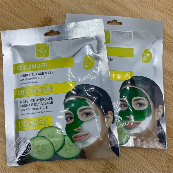 2 - Global Beauty Care | Cucumber Hydrogel Face Masks - Picture 1 of 11